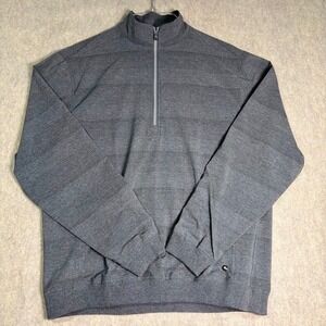 Arnold Palmer Quarter Zip Pullover Mn XL Gray Heather Golf Windbreaker Classic